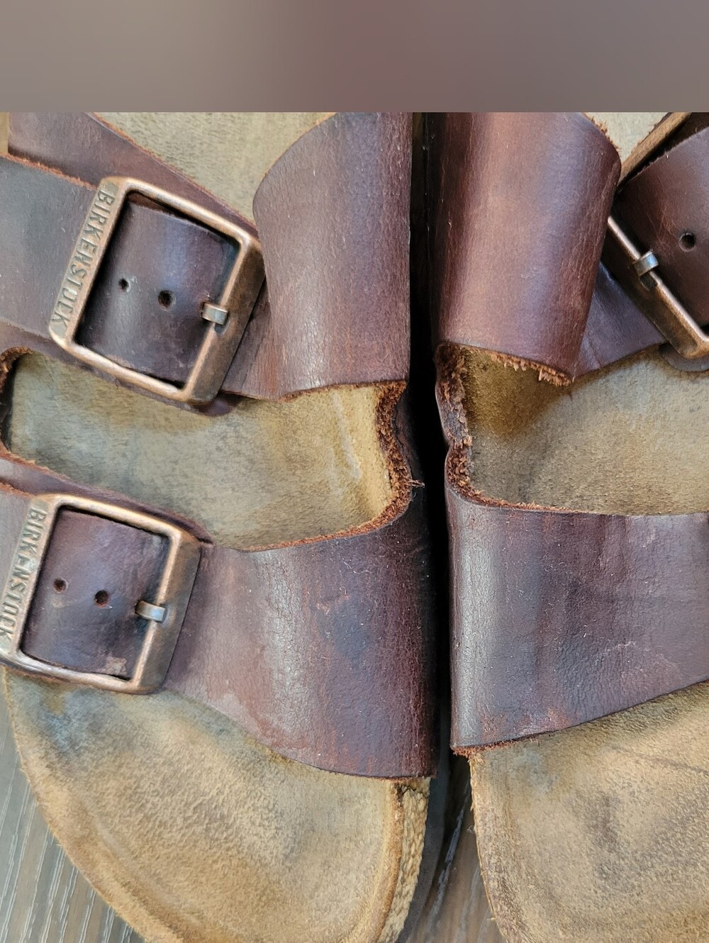 Birkenstock Arizona Brown Slip On Sandal Women Size 38 Comfort Casual - Picture 7 of 8